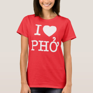 T-shirt I Heart (Amour) Pho