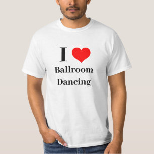 T-shirt I heart Ballroom Dancing