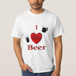 T-shirt I Heart Beer Design