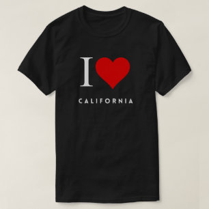 T-shirt I Heart California blk Mens