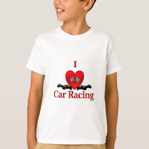 T-shirt I Heart Car Racing