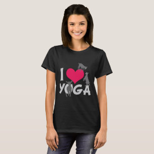 T-shirt I HEART CHAT YOGA   GetYerGoat™