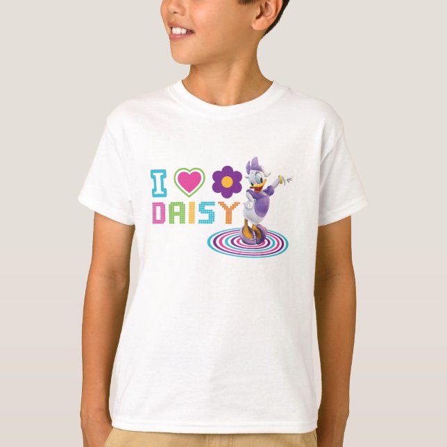 T-shirt I Heart Daisy Duck (Devant)