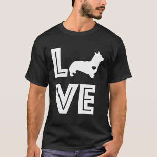 T-shirt I Heart Dogs Corgi Pet Lover Don G002497 Pour Chri