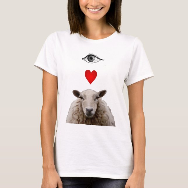 T-shirt I Heart Ewe (Devant)