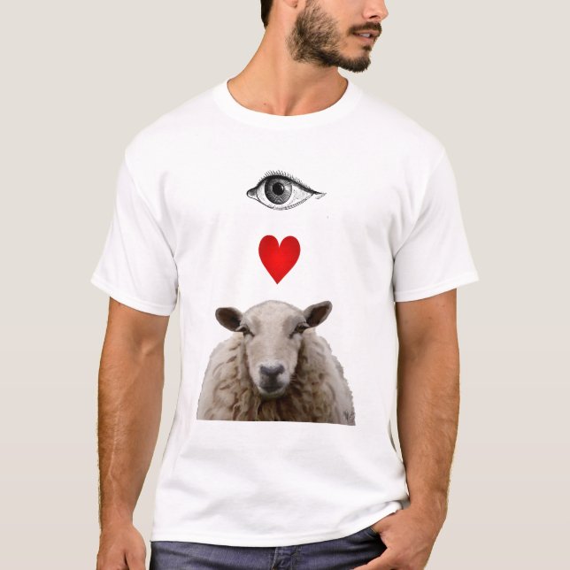 T-shirt I Heart Ewe (Devant)