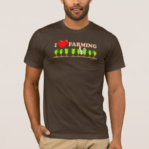 T-shirt I Heart Farming