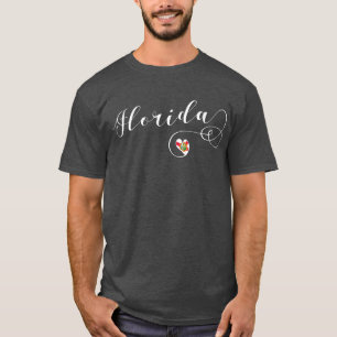 T-shirt I Heart Florida, Floridienne, Miami