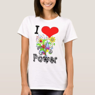 T-shirt I Heart Flower Power