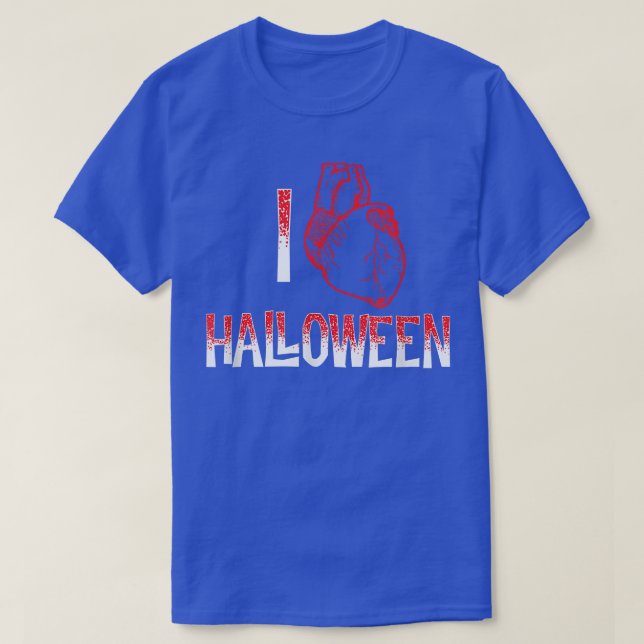 T-shirt I Heart Halloween Nouveauté T Pour Femmes Hommes E (Design devant)