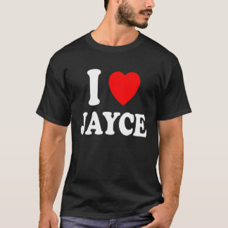 T-shirt I Heart Love Jayce Cute Matching Couple Spouse