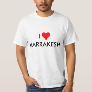 T-shirt i heart marrakesh