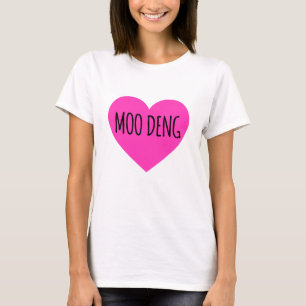 T-shirt I Heart Moo Deng - Baby Hippo Moo Deng