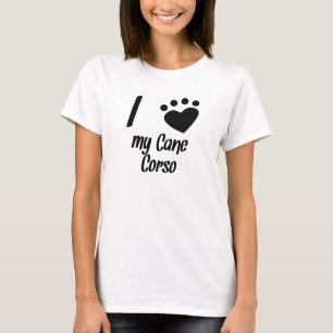 T-shirt I Heart My Cane Corso
