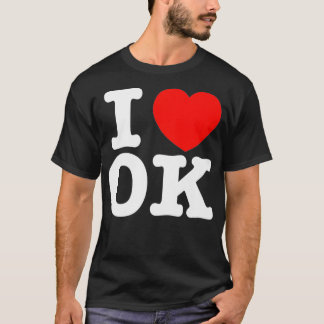 T-shirt I Heart Oklahoma (OK) Love Premium