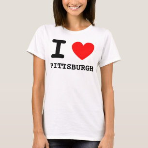 T-shirt I Heart Pittsburgh Shirt