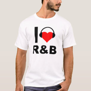 T-shirt I Heart R&B Funny