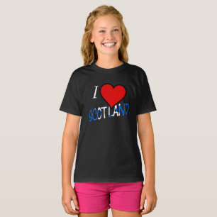 T-shirt I Heart Scotland Girls cn