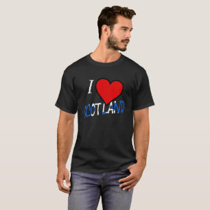 T-shirt I Heart Scotland Mens cn