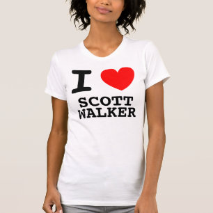 T-shirt I Heart Scott Walker Shirt