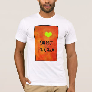 T-shirt I Heart Sherbet Glace Cream