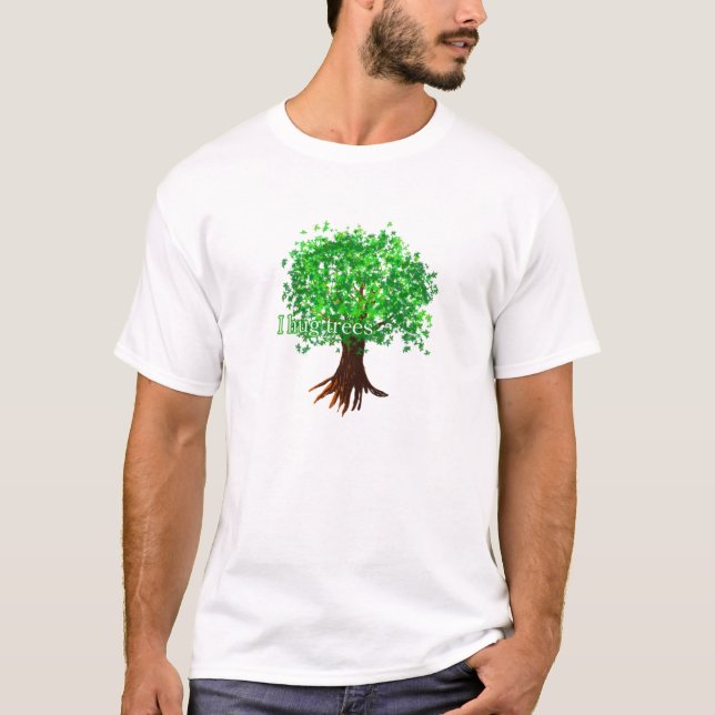 T-shirt I_hug_tree (Devant)