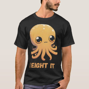T-shirt I Huit Il poulpe calmar Coral Tentacles Calamar