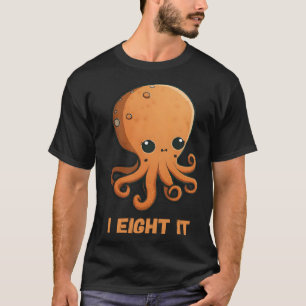 T-shirt I Huit Il poulpe calmar Coral Tentacles Calamar