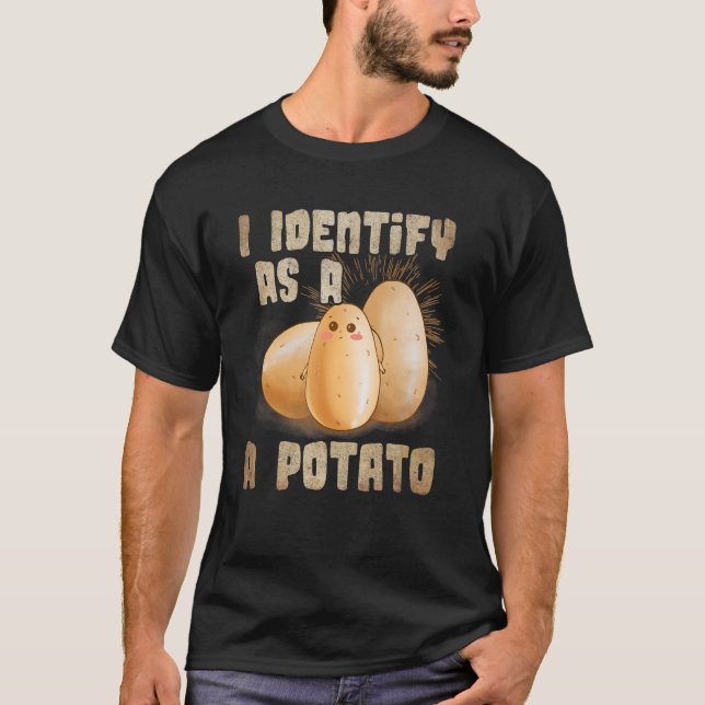 T-shirt I Identify As A Potato (Devant)