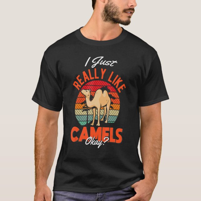 T-shirt I just really like Camels (Devant)