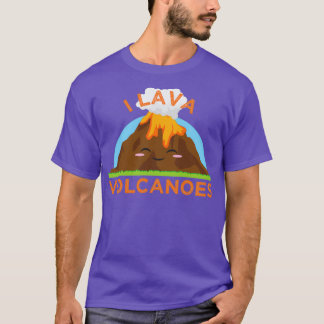 T-shirt I Lava Volcanoes Géologues Minéralogie Crystal