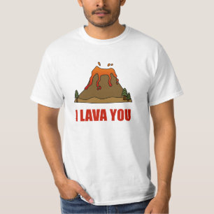 T-shirt I lave vous volcan