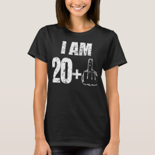 T-shirt I le 20 plus 1 funny 21st birthday saying men wome