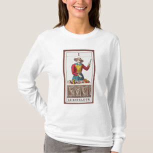 T-shirt I le magicien, sept cartes de tarot