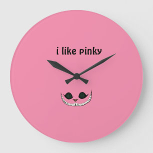 t shirt i like pinky large clock