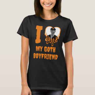 T-shirt I Loth My Goth Boyfriend Halloween Heart Photo