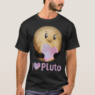 T-shirt I Loto Pluton Coeur Cute Planet Space Science Astr