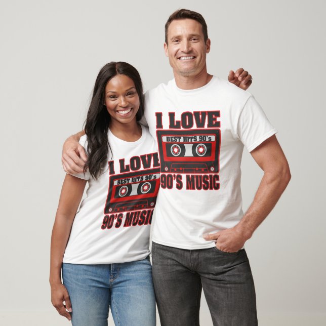 T-shirt I Love 90s Music (Unisexe)