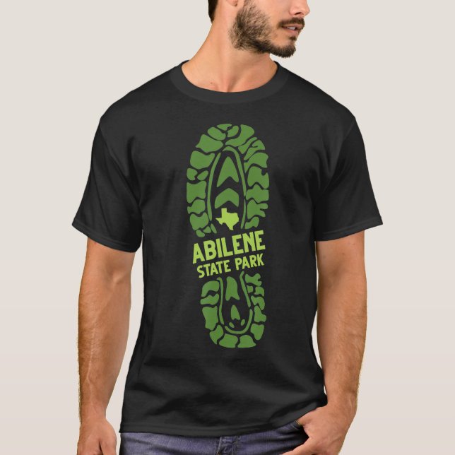 T-shirt I Love Abilene State Park Teas TX Randonnée Boot P (Devant)