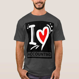T-shirt I Love Accounting 2