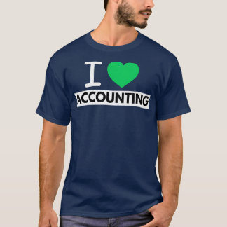 T-shirt I Love Accounting 21