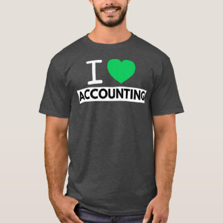 T-shirt I Love Accounting 21