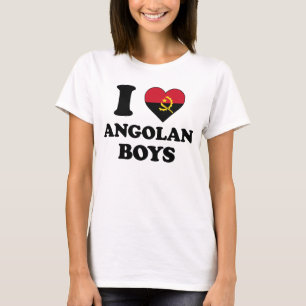 T-shirt I love Angolan Boys