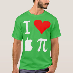 T-shirt I Love Apple Pi