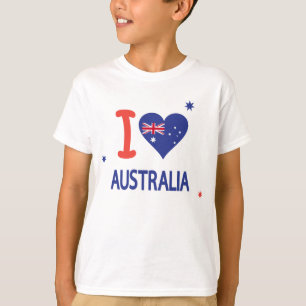 T-shirt I LOVE AUSTRALIA Happy Australia Day 26 janvier