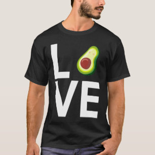 T-shirt I Love Avocado Avocado Vegan