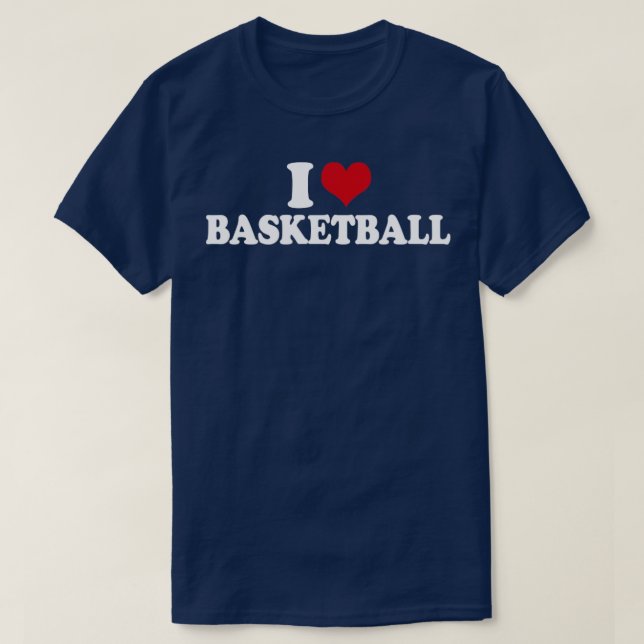 T-shirt I Love Basketball1 (Design devant)