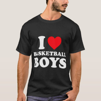 T-shirt I Love Basketball Garçons Chemise I Heart Basketba