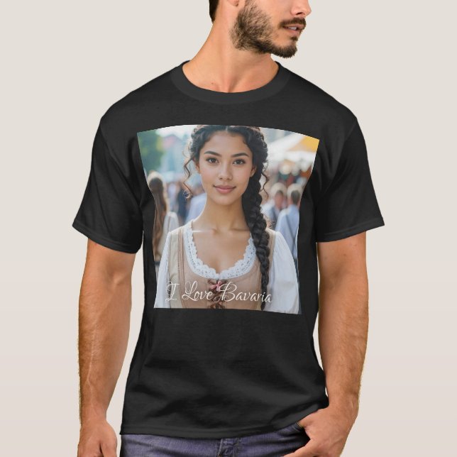 T-SHIRT I LOVE BAVARIA (Devant)