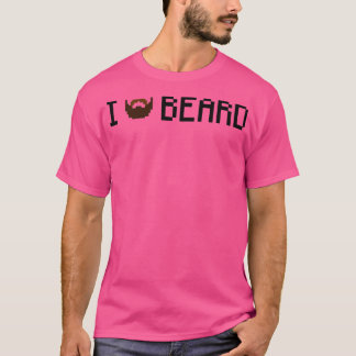 T-shirt I Love Beard 4